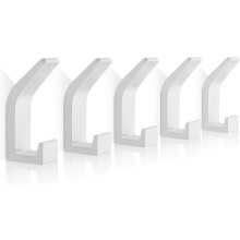 Eleganti ganci da parete con viti a scomparsa, ganci salvaspazio ed efficienti per tenere in ordine la stanza, ganci appendiabiti resistenti adatti a