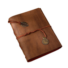 Versatile Leather Scrapbook Travel Journal Notebook for Baby