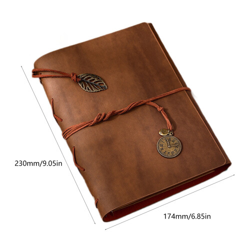 Versatile Leather Scrapbook Travel Journal Notebook for Baby 2