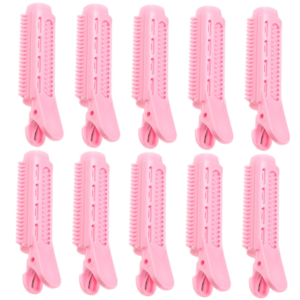 Bangs Rollers Hair Clips 10Pcs For Volume Hair, Lightweight ABS, Fluffy Bangs And Bouncy Curls, Travel And Home Use
