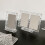 Desktop acryl kaarthouders met golvenpatroon Solide basis-B 4