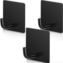 Ganci adesivi per asciugamani, adesivo forte, design moderno e minimalista per molteplici usi, tra cui cappotti, asciugamani, portachiavi, borse,
