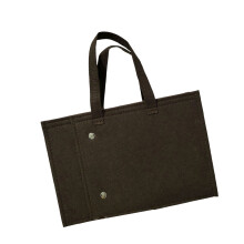 Modern Foldable Storage Case With Roomy Compartment-Dark Brown