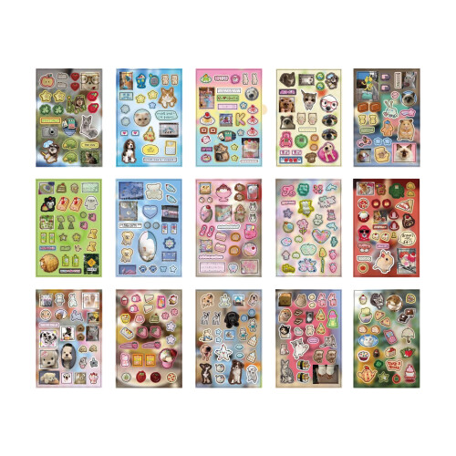 Artistic Scrapbooking Sticker Scrapbook Accessories Sticker,- B