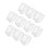 10Pcs Stackable Clear Acrylic Pen Cup Space Saving-Clear 1