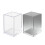 10Pcs Stackable Clear Acrylic Pen Cup Space Saving-Clear 2