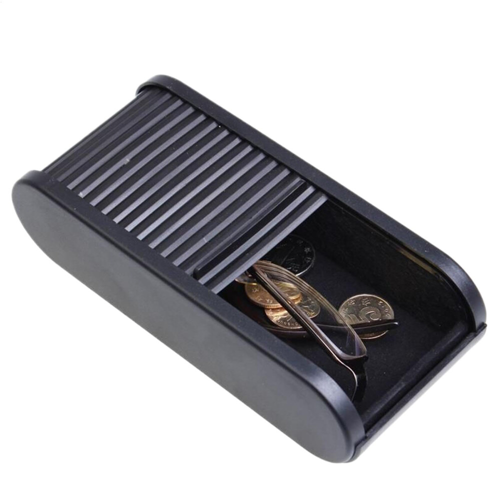 Car Armrest Storage Box With Waterproof Telescopic Design And Flexible Sunglasses Holder For Console 9339159647264