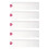 5Pcs 6 Hole Pre-Punched PlasticBinder Ruler Page-A5model 1
