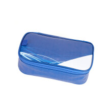 Etui met hoge capaciteit, waterdichte PU-lederen-Blauw