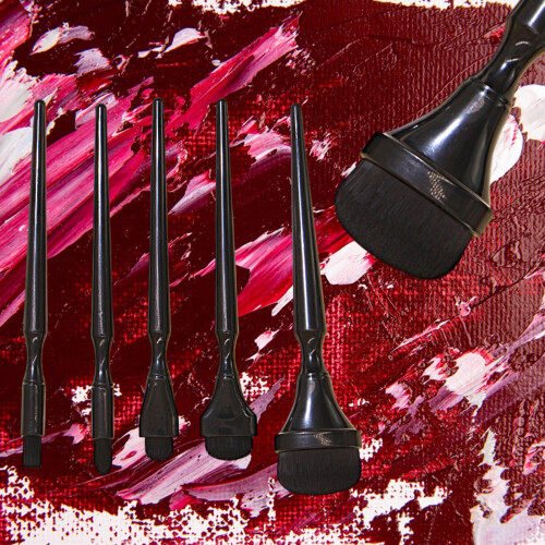 Professional Watercolor Rendering Brush ABS Grip Paint-5 sticks 1