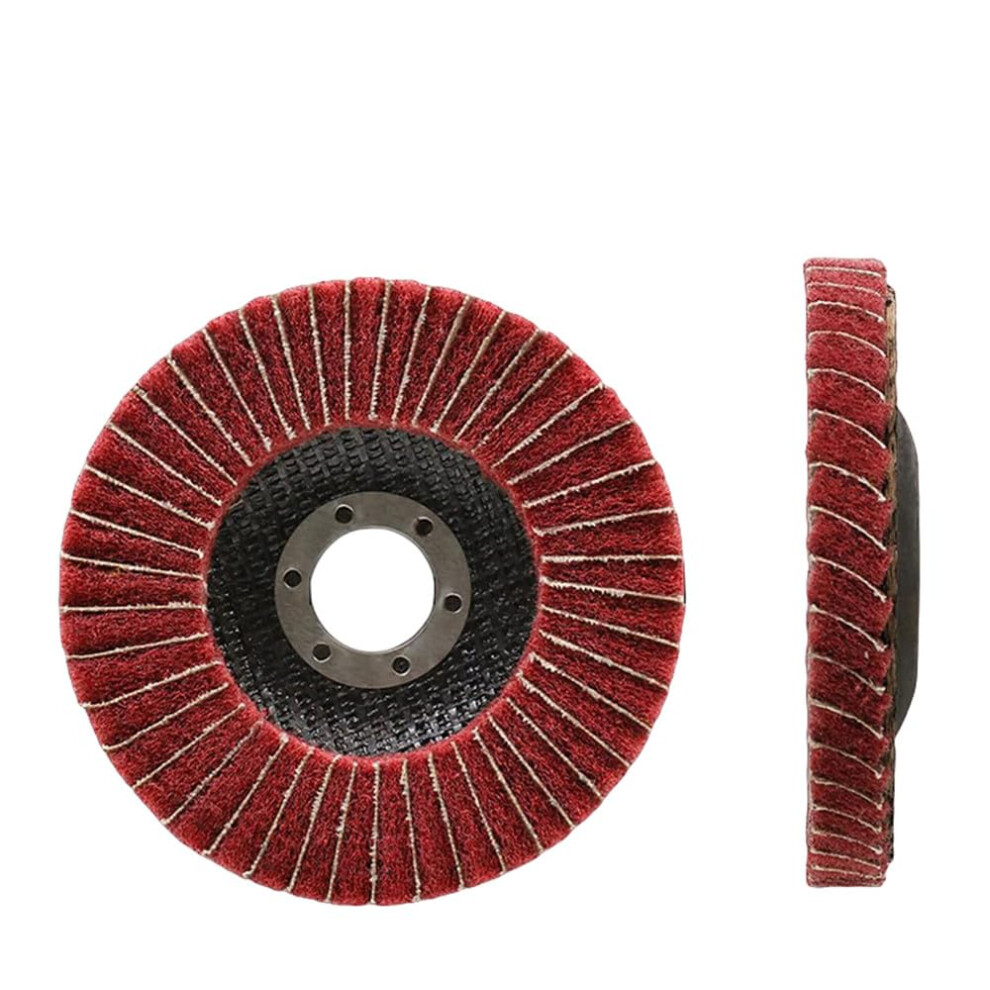 4.5 Inch Nylon Fiber Polishing Disc With Flaps, Grit 180, For Angle Grinder 9067246900632