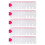 5Pcs Multipurpose Bookmarks Ruler 6 Hole Pre-Punched-A6model 1