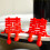 Double Happiness Plastic Ornament Bruiloft Decoratie voor-1 7
