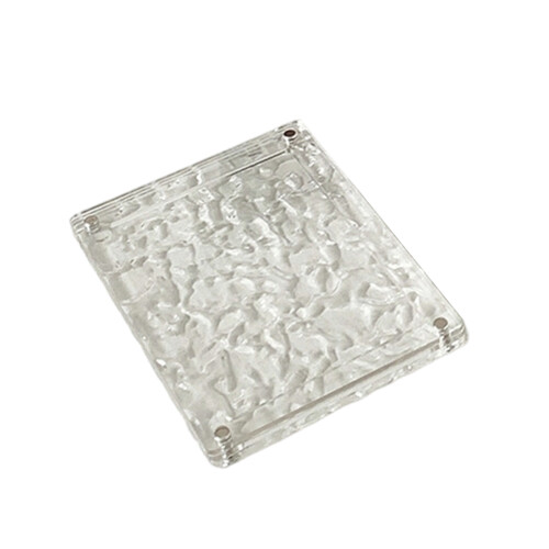 Waves Pattern Clear Acrylic Card Holders Sturdy Base For-B