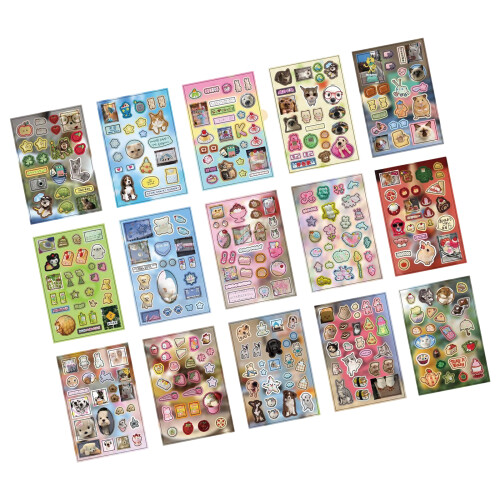 Decoratieve scrapbooking sticker decoratie planner sticker- B