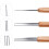 Ferramenta de entrelaçamento simples e fácil de usar para tranças e dreadlocks, ideal para manter dreadlocks autênticos com agulha de crochê de 3