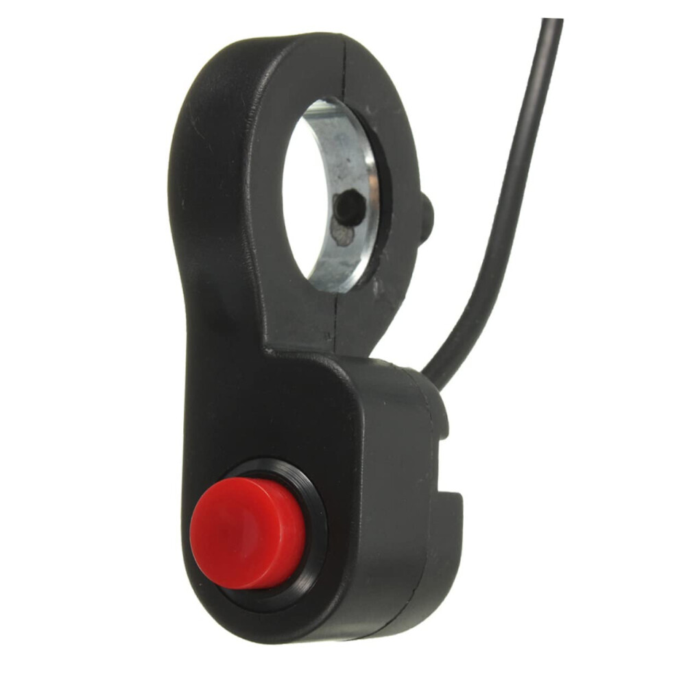 Motorcycle Horn Button Switch For 7/8 Inch Handlebar Atv Scooter Bike Â Easy Mount Black 9001264127558