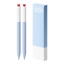 2 stuks 0,5 mm eerste liefde hart gel-inktpen esthetische-00