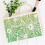 6/12Pcs Flower Drawing Templates Reusable PET Stencils-Set 3 7