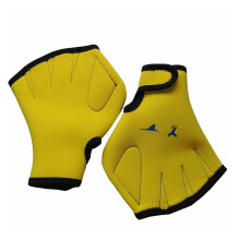 1 pair of water sports gloves, quickdrying, flexible, adjustable glove for and comfortable water training