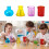 4Pcs Small Clear ABS Measuring Cup Graduated Measuring Beakers 2