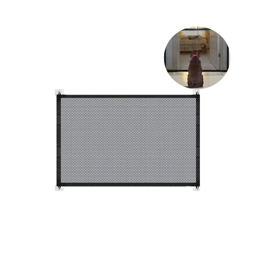 Baby Gate For Child Safety, Safe Guard Isolated Indoor And Outdoor Safety Gate For Doorway Stair Protection, Portable Folding Mesh Gate For Pets Kids