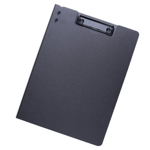 File Organiser with Writing Board 9.25x12.59Inch Standard-Black