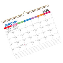 2026 English Art Wall Calendar Thick Paper Sheets-Simple