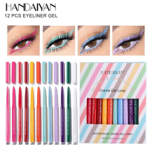 12Pcs/Set iquid Eyeliner Eye Makeup Waterproof Colour Liner Pen Long Lasting