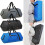 Sporty backpack with waterproof material and separate shoe compartment for comfort (blue) 5