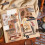 Creatieve retro waterdichte PET-briefsticker decoratieve-6 6