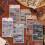Creatieve retro waterdichte PET-briefsticker decoratieve-6 2