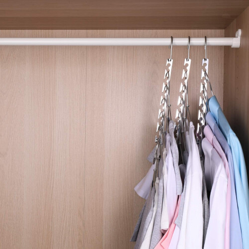 The Closet Magician, κρεμάστρες μαγείας από ατσάλι υψηλής ποιότητας με κυματιστές 1