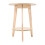 Living And Home 2-Tier Round Wooden Coffee Side Table, Wood Color 4