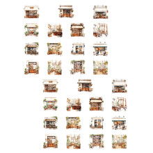 30 vellen decoratieve sticker laptop sticker-Koffie ruikt
