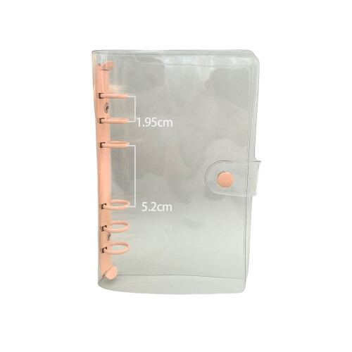 6 ringen Planner Binder Duidelijke Notebook-OF transparant 6
