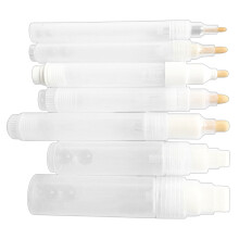 Pack of 7 Refill Able Markers Pen Reduce Waste with Reused