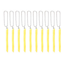 Kunstmatige frietjes sleutelhanger-Primaire kleur friet