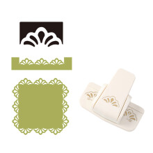 Fancy Border Punch Papier Embossing Apparaat-Koraal Groot