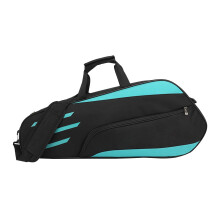 Badminton Storage Bag Tennis Equipment Organiser Bag, Tennis Racket Carry Bag, Protective Black
