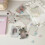 Compacts 3 Inch Photo Holders Case With-blue and white 7