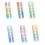 120Sheets Repositionable Clear  Adhesive Label-dopamine color 2