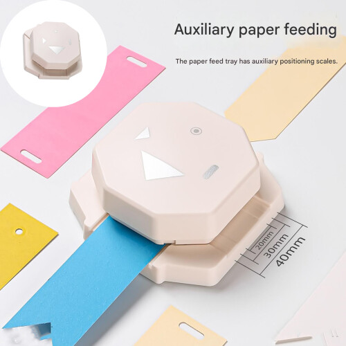 Hole Punch for Paper High Capacity Ergonomic Handle Scrapbooking 1