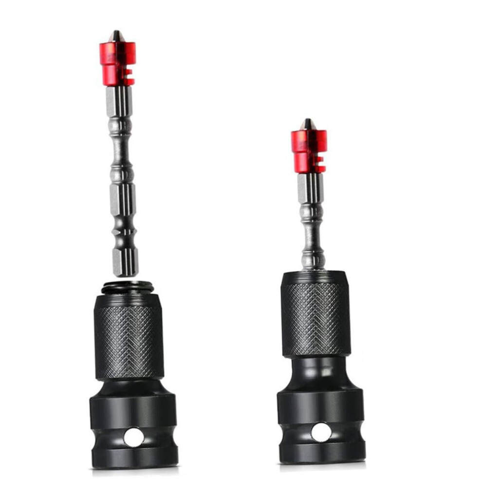 Electric Impact Wrench Chuck Adapter 2Piece Set Square Adapter Drill Chuck Converter Compatible With Drill Chucks 9001264127862