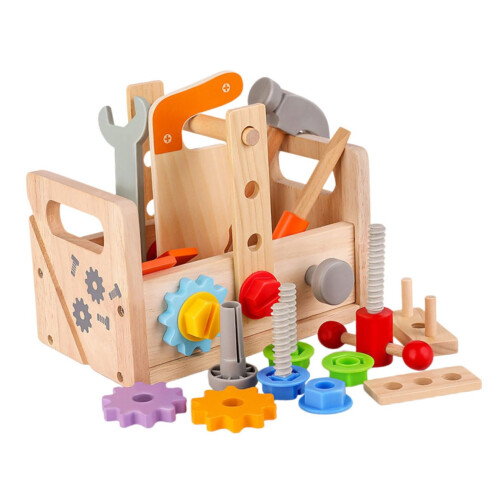 1 Set Toolbox for Handheld Educational Tool Toy Cognitive and Practical Skills for Boys and Years