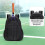 Tennis Backpack, Racket Bag, Adjustable,, Black 5