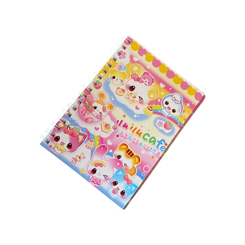 Journal d'étudiant de dessin animé, reliure à double bobine,