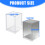 Tasse à crayons empilable en acrylique transparent, 10-Clair 4