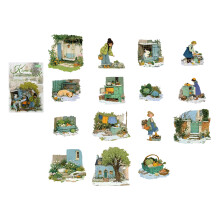 Autocollant décoratif imperméable pour Scrapbooking,-Ferme