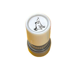 Tampon animal amusant mettant en vedette des chats noirs,-5